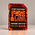 CASH MACHINE Fire & Lava PackのSDカード型パッケージ