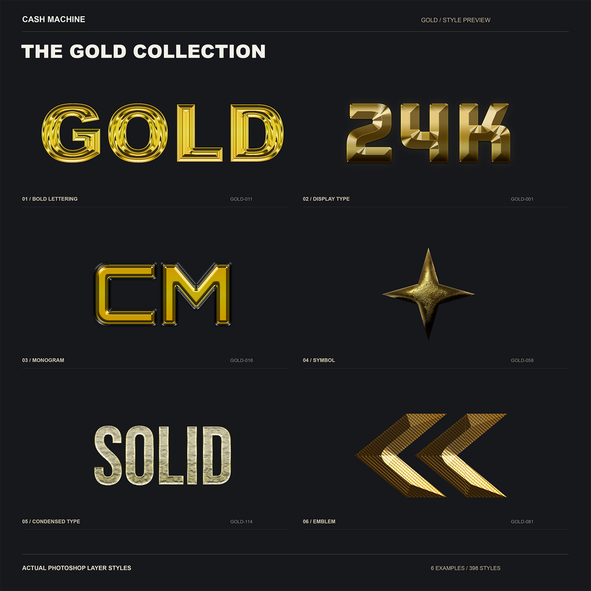 Goldの収録ASLをPhotoshopで文字・図形に適用した6つの実作例